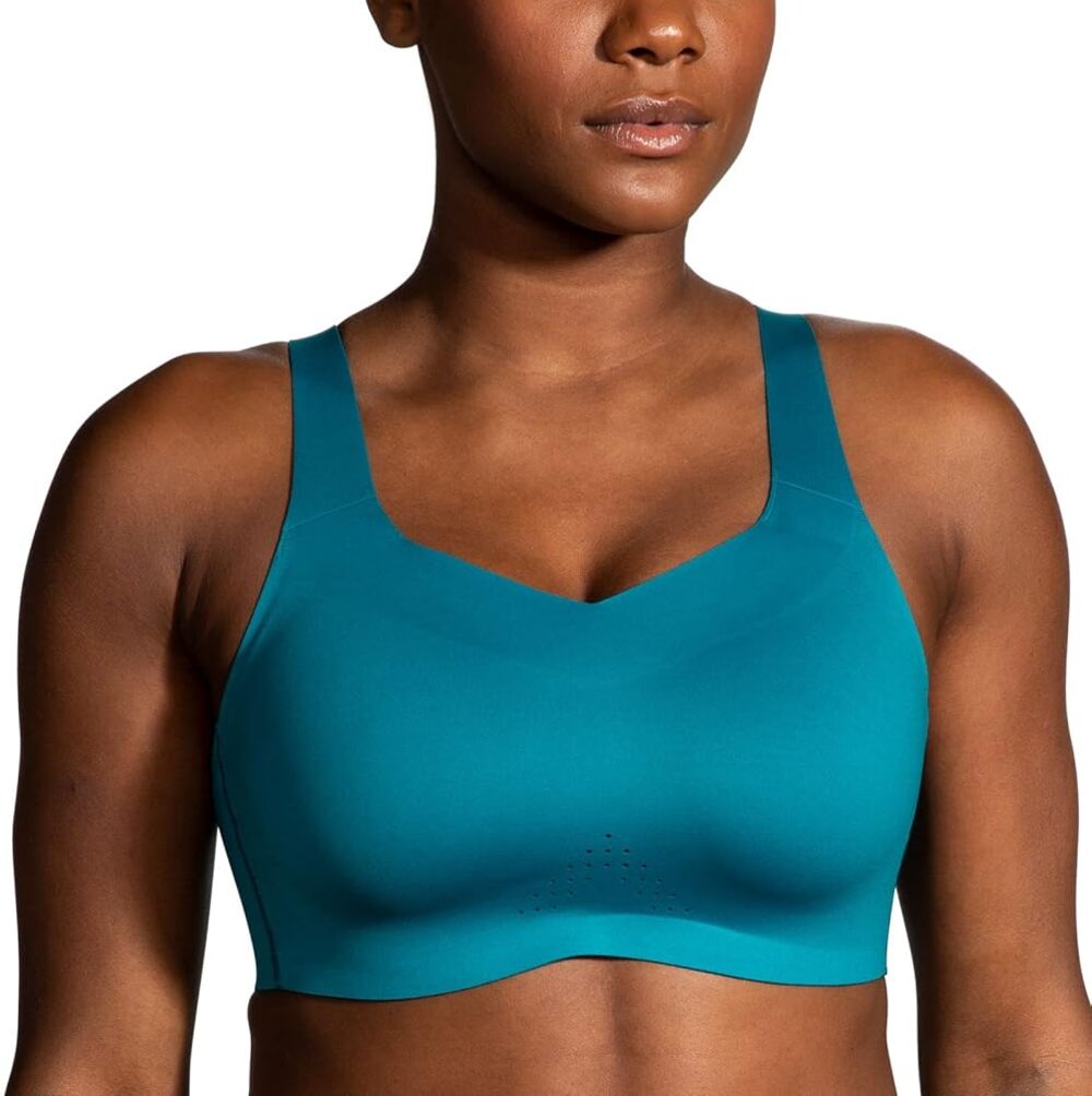 BROOKS Dare Underwire Run Bra NWT Size 32 DD Lagoon Running Walking High Impact